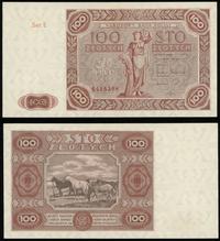100 złotych 15.07.1947, Seria E 6416308, Miłczak