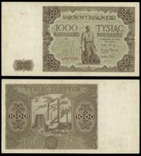 1.000 złotych 15.07.1947, Seria F 4593169, Miłcz