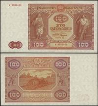 100 złotych 15.05.1946, seria K 9381469, mimo pa