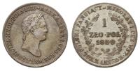 1 złoty 1830, Warszawa, złocista patyna, Plage 7