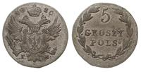 Polska, 5 groszy, 1820