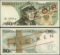 50 złotych 9.05.1975, seria A 0000000, WZÓR/SPEC