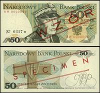 50 złotych 1.06.1979, seria BW 0000000, WZÓR/SPE