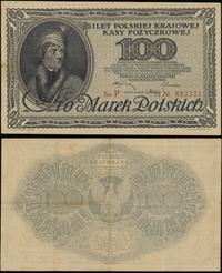 100 marek polskich 15.02.1919, znak wodny “plast