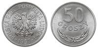 50 groszy 1957, aluminium, Parchimowicz 210.a