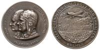 medal na pamiątkę przelotu przez Atlantyk samolo