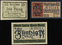 zestaw bonów, 10, 25 i 50 fenigów 23-31.07.1920,
