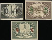 zestaw bonów, 10, 25 i 50 fenigów 17.12.1920, ra
