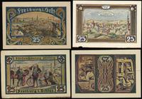 zestaw bonów, 4 x 25 fenigów 09.1921 (4 różne mo