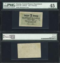 5 fenigów 22.10.1923, w opakowaniu firmy PMG z c