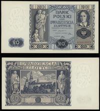 20 złotych  11.11.1936, seria AE 4619973, Lucow 