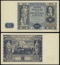 20 złotych  11.11.1936, seria AU 6984293, Lucow 