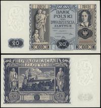20 złotych  11.11.1936, seria BG, numeracja 3282