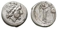victoriatus 210-208 pne, Rzym, Aw: Głowa Jupiter