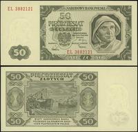 50 złotych 01.07.1948, Seria EL 3882121, wyśmien