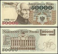 50.000 złotych 16.11.1993, Seria B 2507861, wyśm