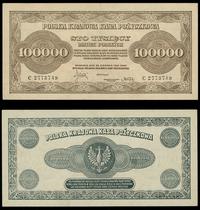 100.000 marek polskich 20.08.1923 , seria C, Mił