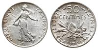 50 centymów 1915, srebro "835" 2.49g, piękne, KM