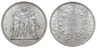 10 franków 1966, Paryż, srebro "900" 25.04g, pię