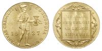 dukat 1937, Utrecht, złoto 3.50 g, piękny, Fr. 3