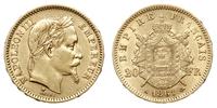 20 franków 1861 A, Paryż, złoto 6.41 g, Fr. 573,