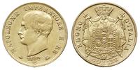 40 lirów 1812 M, Mediolan, złoto 12.80 g, Fr. 5