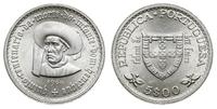 5 escudo 1960, Lizbona, srebro "650" 7.00g, pięk