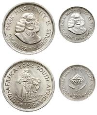 lot: 2 1/2 centa i 10 centów 1964, srebro "500" 