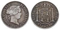 1 escudo 1868, Madryt, srebro "900" 12.91g, KM 6
