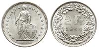 2 franki 1964/B, Berno, srebro "835" 10.00g, pię