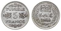 5 franków 1934 (AH1353), Paryż, srebro "680" 4.9