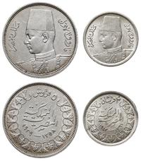 Egipt, lot: 2 piastry, 5 piastrów, 1939-1942