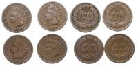 lot: 4 x 1 cent 1882, 1884, 1886, 1888, razem 4 
