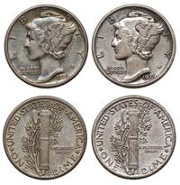 lot: 2 x 10 centów 1929-1930, Filadelfia, 10 cen