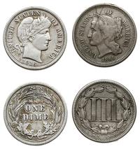 lot: 3 centy 1865, 10 centów 1916, 3 centy 1865 