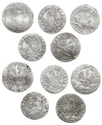 zestaw groszy koronnych 1604, 1605, 1606 i 2x160