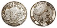 medal APOLLO 14 1971, Aw: Popiersia trzech kosmo