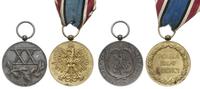 Polska, srebrny medal Za Długoletnią Służbę (XX) i medal Za Wojnę 1918-1921