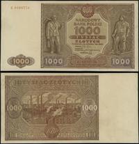 1.000 złotych 15.01.1946, seria C 8488778, rzadk