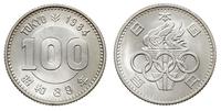 100 jenów 1964, srebro ''600'' 4.79 g, piękne, K