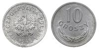 10 groszy 1949, Warszawa, aluminium, piękne, pat