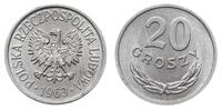 20 groszy 1963, Warszawa, aluminium, Parchimowic