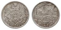 1 gulden 1923, Utrecht, Koga, patyna, Parchimowi