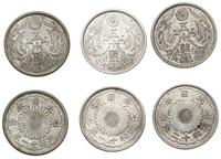 3 x 50 sen 1922(II), 1935(I-), 1936(II+), srebro