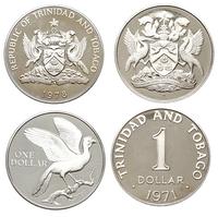 2 x 1 dolar 1971, 1978, razem 2 sztuki, stempel 