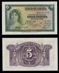 5 pesetas (1936), Pick 85