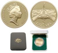 5 dolarów 1988, aluminum+brąz, moneta zapakowana
