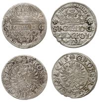 lot: 2 x grosz koronny 1609,1615, Kraków, razem 