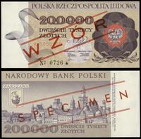 200.000 złotych 01.12.1989, seria A, numeracja: 
