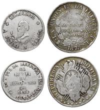 Boliwia, lot: 1x 50 centavos (1/2 boliviano) 1873, 1 x medal 1868